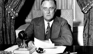 President Franklin D. Roosevelt won his first of four terms 12 years after being on a losing ticket in 1920 as James M. Cox&#39;s vice-presidential running mate. But history shows that running for vice president is a political gamble. (Associated Press)