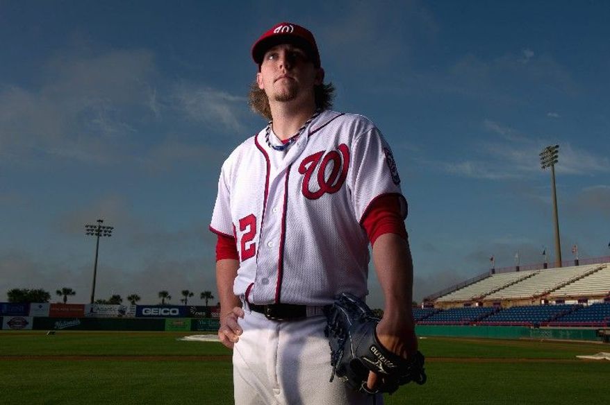 Nationals closer Drew Storen takes an analytical approach to his craft. "He can look at things differently than the others," reliever Sean Burnett says of his bullpen mate. (Andrew Harnik/The Washington Times)