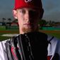 &quot;The break is coming back. Now it&#39;s just fine-tuning it and picking a spot where I want to start it, and committing to it,&quot; Nationals ace Stephen Strasburg said. Washington will limit Strasburg, shown below in a spring training game, to about 160 innings this season. (Andrew Harnik/The Washington Times)