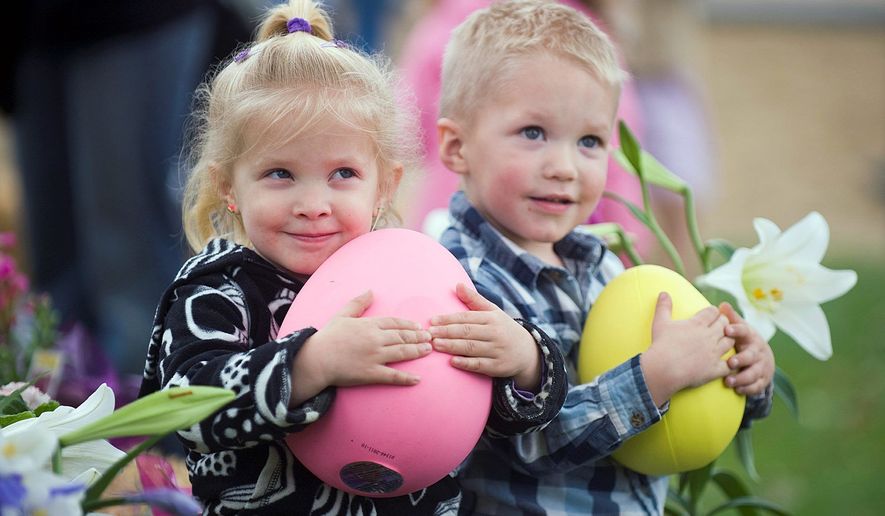Children are invited to participate in Easter festivities at many restaurants across the D.C. area. (Associated Press/File)