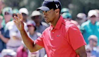 Tiger Woods tied for 40th at the Masters, his his worst 72-hole position in any major as a pro. (Associated Press)