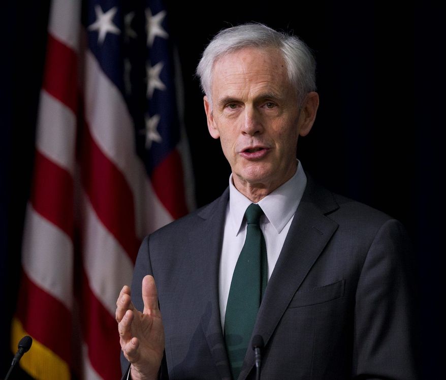 Secretary of Commerce John E. Bryson is calling for congressional action on a bill to streamline the quality of patent applications and speed up processing. (Associated Press)