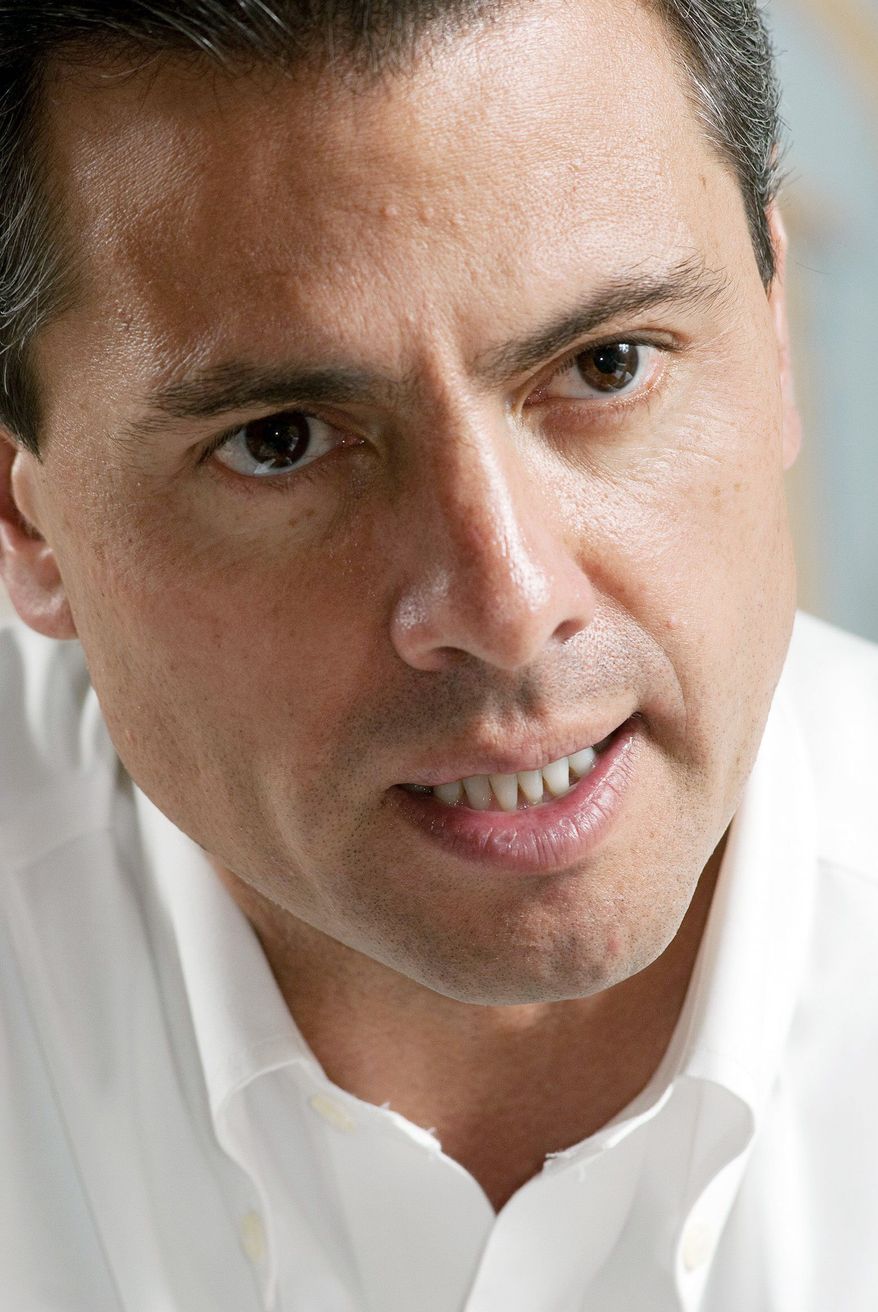 Enrique Pena Nieto (Keith Dannemiller/Special to The Washington Times)