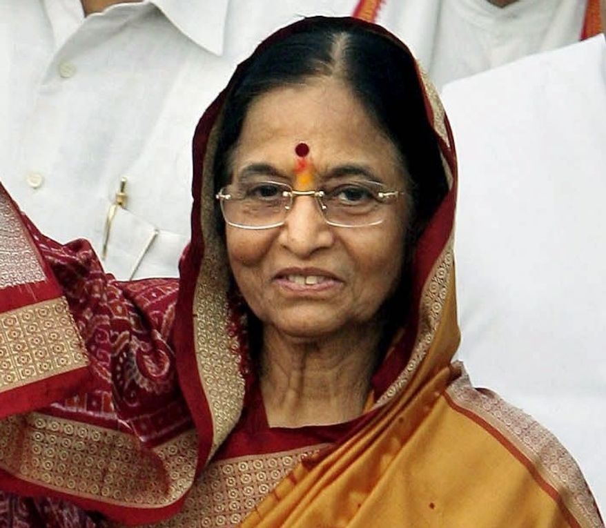 **FILE** Indian President Pratibha Patil (Associated Press)