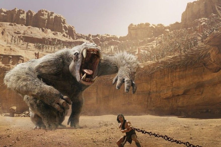 Taylor Kitsch stars in "John Carter," a movie that lost $200 million for Disney. It's one in a string of films that lost money or had mediocre returns. (Disney via Associated Press)