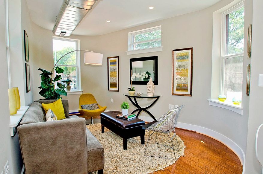 Courtesy of Lyric Turner
Lyric Turner, an accredited staging professional and owner of Red House Staging and Interiors, said a home "staged for living" won't be as clutter-free as a home staged for sale. She recommended creating cozy conversation areas within the home.