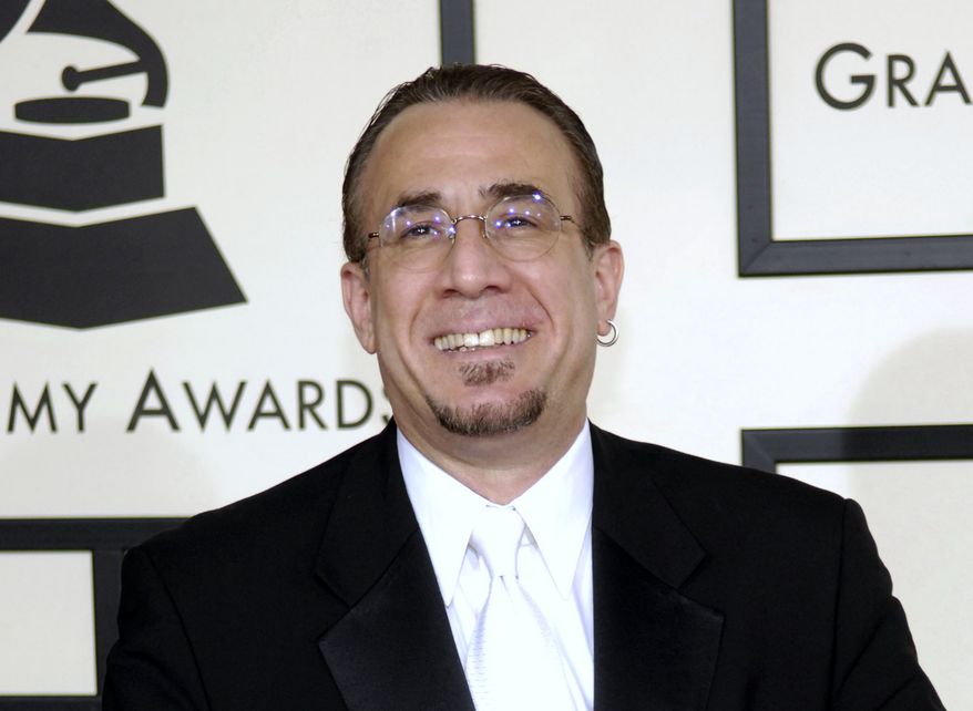 **FILE** Jazz musician Bobby Sanabria arrives Feb. 10, 2008, at the 50th Annual Grammy Awards in Los Angeles. (Associated Press)