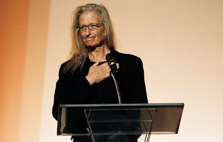 Photographer Annie Leibovitz on Tuesday was honored by the Los Angeles Museum of Contemporary Art at a private luncheon in Beverly Hills, Calif. (Associated Press)
