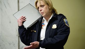 Chief Cathy L. Lanier&#39;s contract expired in April, and negotiations on a new be affected by a new law capping executive salaries. Her current $253,000 salary is fourth-highest in the nation. (Andrew Harnik/The Washington Times)