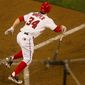 Rookie outfielder Bryce Harper was moved to third in the lineup, part of a series of moves that dropped Espinosa from second to sixth in the order. (Andrew Harnik/The Washington Times)