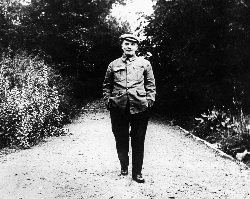 Vladimir Lenin poses for a photo in 1922. Neurologist Dr. Harry Vinters and Russian historian Lev Lurie reviewed the Soviet dictator's records for a University of Maryland School of Medicine conference Friday in Baltimore. (Associated Press)