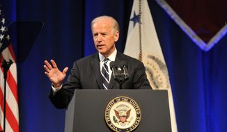 Vice President Joseph R. Biden made his remark in favor of gay marriage two days before voters in the swing state of North Carolina are to weigh in Tuesday on a ballot measure that would codify the traditional definition of marriage as only the union of one man and one woman. (Associated Press)