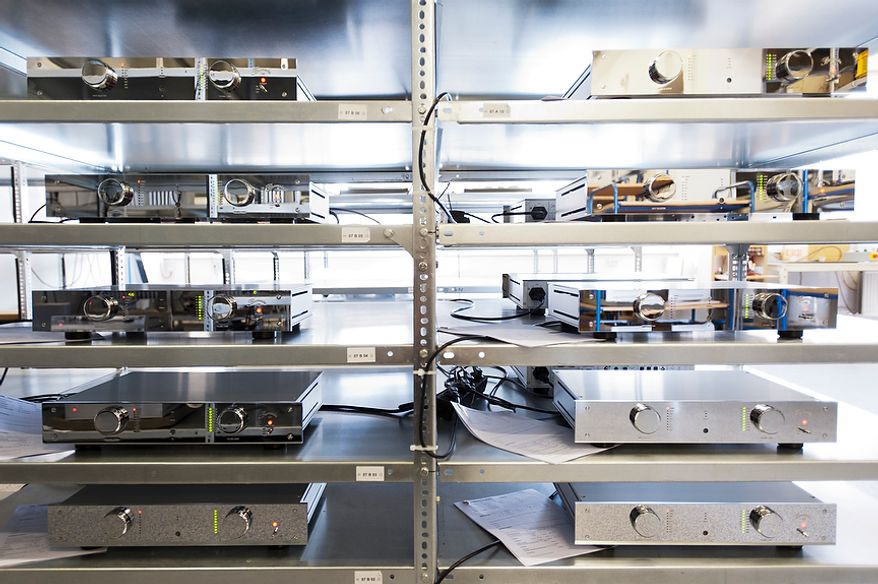 Audio amplifier in a week-long stress test. Burmester Audiosysteme was founded in 1977 and has since been producing top-range high end products in their Berlin manufacture.
Daniel Pilar/Special to The Washington Times