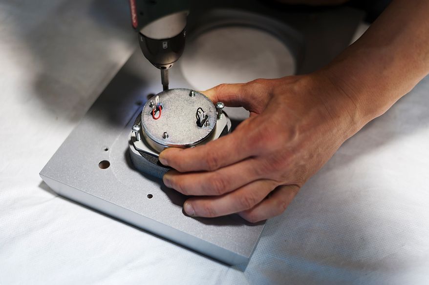 Assembly of tweeters with front grille in the speaker manufactory of Burmester. Emplyee of Burmester is Burmester Audiosysteme was founded in 1977 and has since been producing top-range high end products in their Berlin manufacture.
Daniel Pilar/Special to The Washington Times