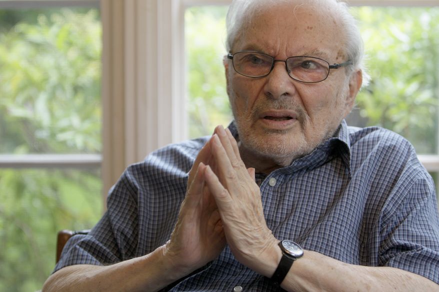 Children's book author Maurice Sendak gives an interview at his home in Ridgefield, Conn., on Sept. 6, 2011. Mr. Sendak died May 8, 2012, in Danbury, Conn., at age 83. (Associated Press)