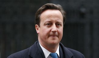 ** FILE ** British Prime Minister David Cameron (Associated Press)