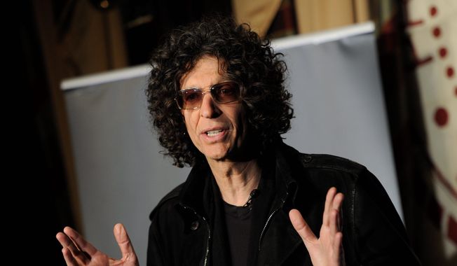SiriusXM satellite radio talk show host Howard Stern speaks to the media about his new role as a judge on &quot;America&#x27;s Got Talent&quot; at the Friars Club on Thursday, May 10, 2012, in New York. (AP Photo/Evan Agostini) ** FILE **
