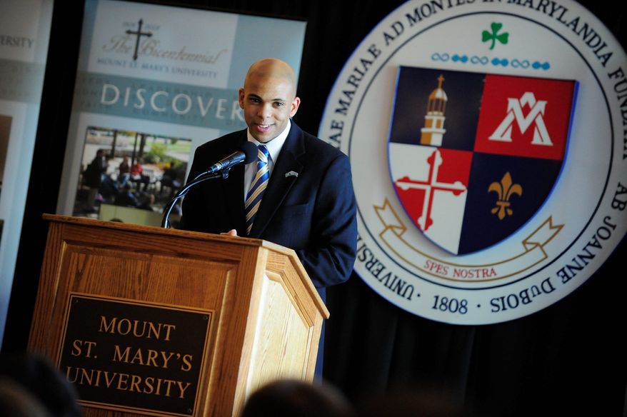 Jamion Christian's goal was to become a Division I head coach by the time he was 30. He did even better, taking the job at his alma mater, Mount St. Mary's, before his 30th birthday. (Mount St. Mary's University)