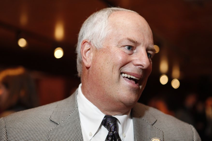 **FILE** Colonial Athletic Association Commissioner Tom Yeager is interviewed Oct. 20, 2009, during the CAA college basketball media day in Washington. (Associated Press)