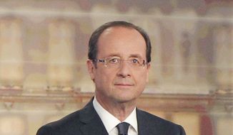 **FILE** French President Francois Hollande (Associated Press)