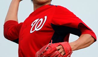 Chien-Ming Wang is allowed to remain on a rehab stint until May 27, at which time he likely will be worked into the Nationals&#39; rotation. (Associated Press)
