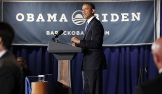 President Barack Obama speaks at a fundraiser hosted by singer Ricky Martin and the LGBT Leadership Council at the Rubin Museum of Art, Monday, May 14, 2012, in New York. (AP Photo/Pablo Martinez Monsivais)