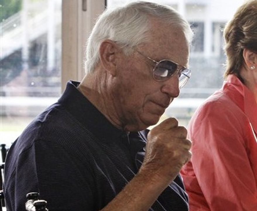 Hall of Fame trainer D. Wayne Lukas has won five Preakness Stakes. (Associated Press)