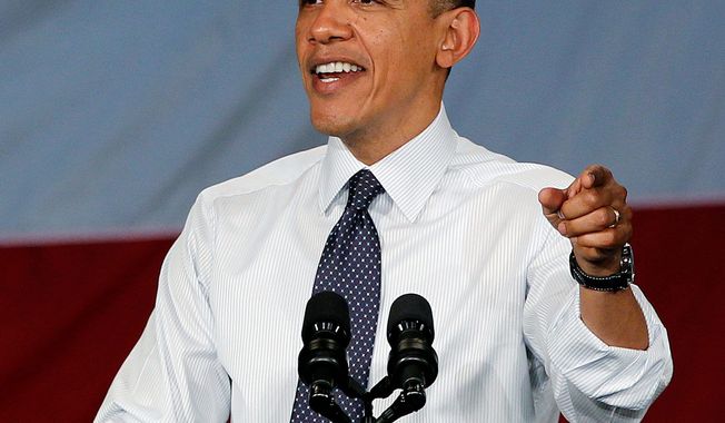 ** FILE ** President Obama cited a respect for states&#x27; rights in connection with his &quot;evolution&quot; toward supporting gay marriage. (Associated Press)