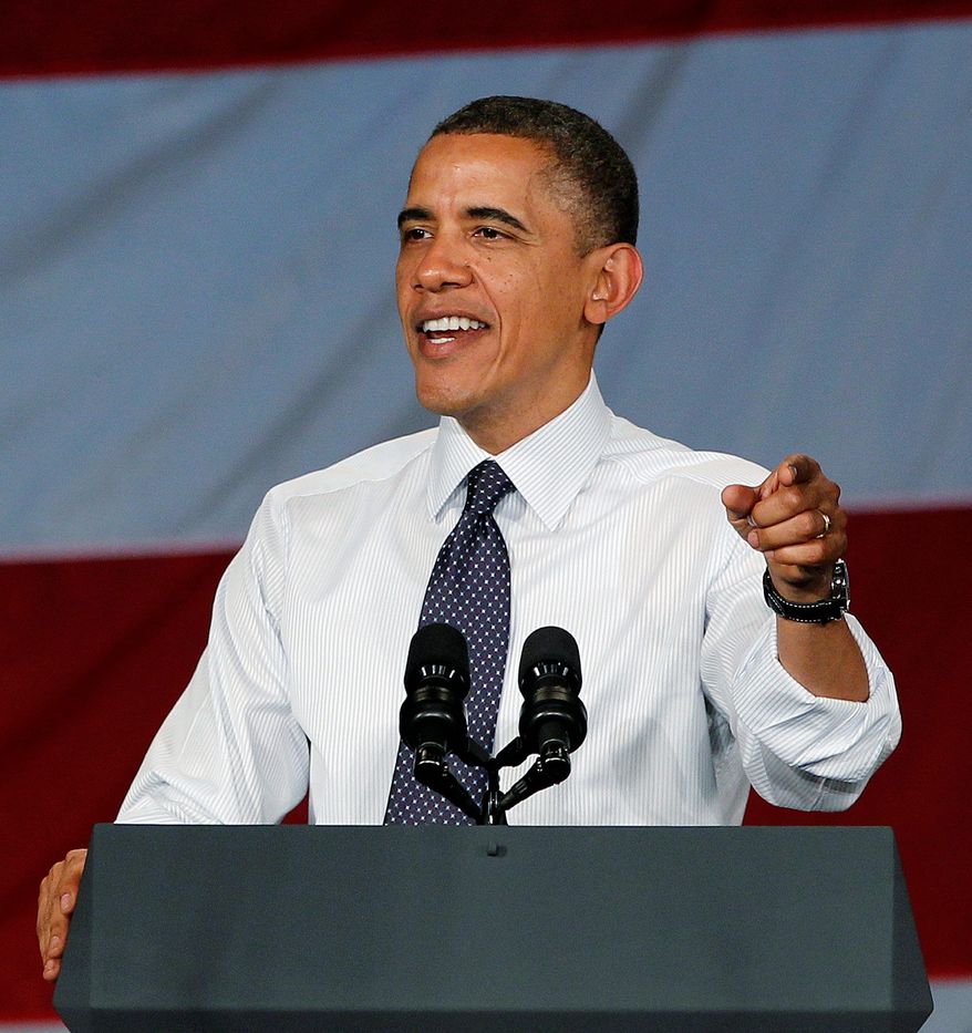 ** FILE ** President Obama cited a respect for states' rights in connection with his "evolution" toward supporting gay marriage. (Associated Press)