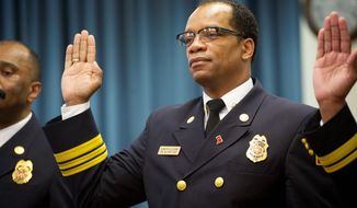 Fire Chief Kenneth Ellerbe, through a spokesperson, declined to discuss the action taken against Battalion Fire Chief Kevin B. Sloan. (Rod Lamkey Jr./The Washington Times)