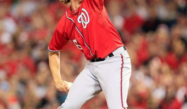 The Nationals&#x27; next closer likely will come from among Tyler Clippard, Craig Stammen and Sean Burnett. Clippard was an All-Star in the set-up role last season, Stammen is 3-0 with a 1.44 ERA and Burnett has 10 career saves. Henry Rodriguez lost the job after a series of wild outings. (Associated Press)

