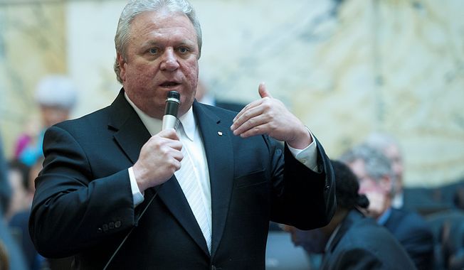 Maryland House Minority Leader Anthony J. O&#x27;Donnell says “this deal was cut” regarding a second special session for a Prince George&#x27;s County casino proposal. (Barbara L. Salisbury/The Washington Times)