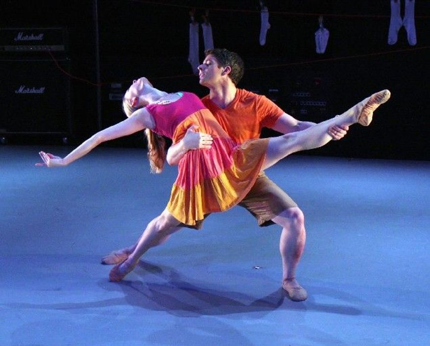 Alicia Curtis and Dustin Kimball are dancers with Bowen McCauley Dance. The troupe will perform at the Wintergreen Summer Music Festival on Aug. 2, 4 and 5.