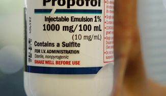 Missouri has switched to propofol, the anesthetic implicated in the overdose death of pop star Michael Jackson, for its executions. (AP Photo/Richard Vogel)