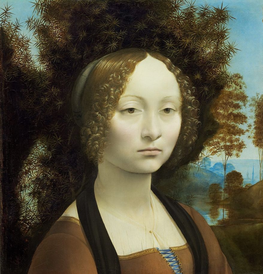 Unlike Elvis, Leonardo da Vinci's portrait of "Ginevra de Benci" (circa 1474-1478), at the National Gallery of Art, never leaves the building. (Ailsa Mellon Bruce Fund)