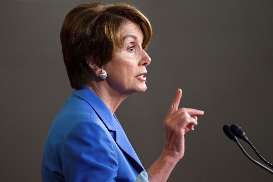 House Minority Leader Nancy Pelosi, California Democrat (Associated Press)