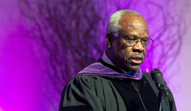 Supreme Court Justice Clarence Thomas (Associated Press)