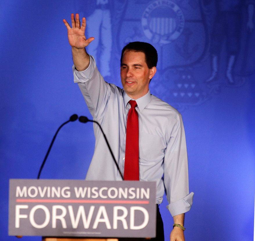 **FILE ** Wisconsin Gov. Scott Walker (Associated Press)