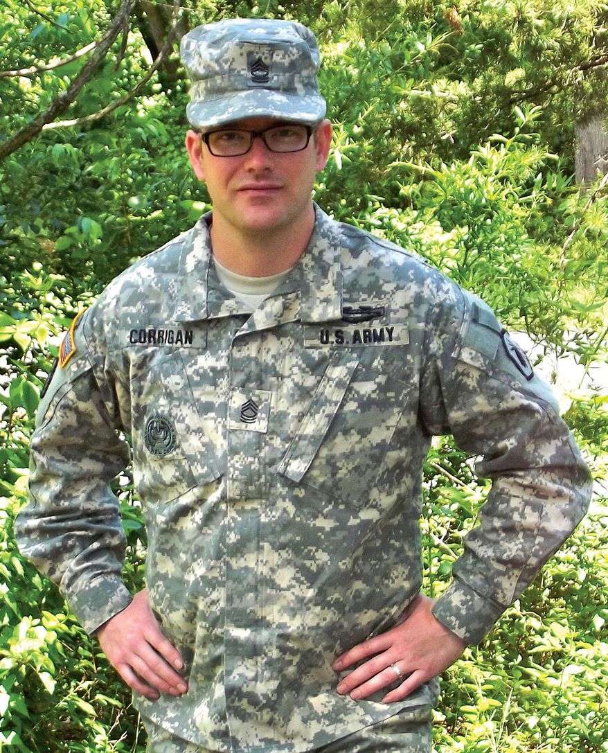 Army 1st Sgt. Matthew Corrigan