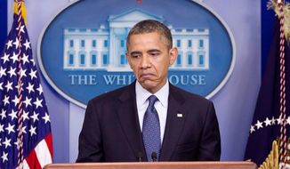President Obama discusses the economy at the White House in Washington on Friday, June 11, 2012. (Associated Press)