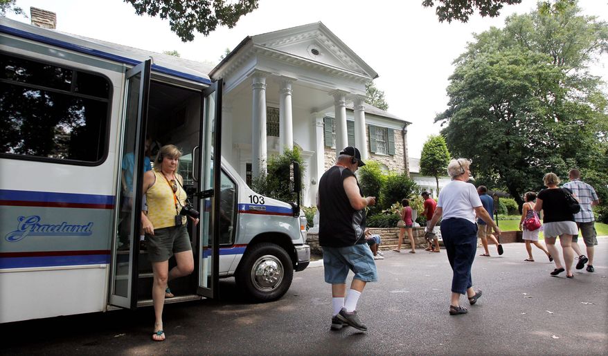 Elvis Presley's Graceland estate, which opened to the public 30 years ago, expects to welcome its 18 millionth visitor soon. (Associated Press)