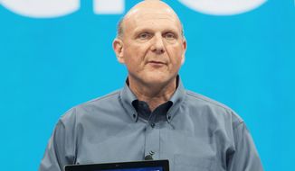 Microsoft CEO Steve Ballmer on Monday unveils &quot;Surface,&quot;a new tablet computer to compete with Apple&#x27;s iPad. (Associated Press)