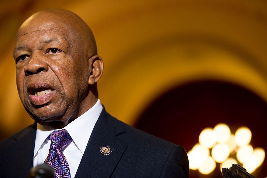 Rep. Elijah E. Cummings, Maryland Democrat (Andrew Harnik/The Washington Times)