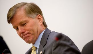 Virginia Gov. Bob McDonnell removed a representative to the Metropolitan Washington Airports Authority, contending he had a conflict of interest. (Andrew Harnik/The Washington Times)