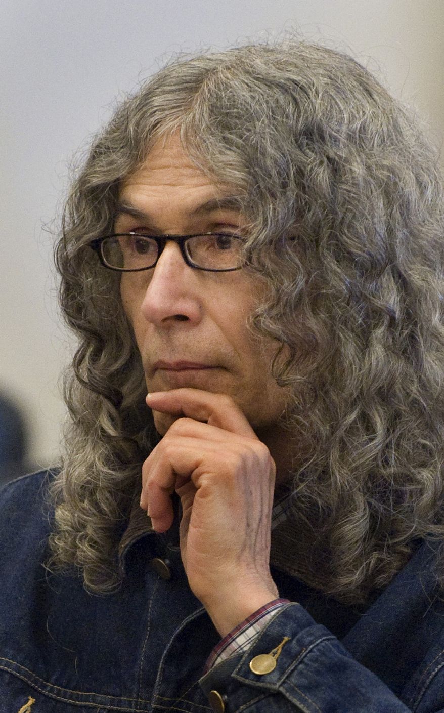 ** FILE ** Convicted serial killer Rodney Alcala listens as victim-impact statements are read in a Santa Ana, Calif., courtroom in March 2010. (AP Photo/Michael Goulding, Pool)