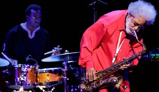 Tenor sax legend Sonny Rollins took home three honors from the Jazz Awards ceremony last week. (Associated Press)