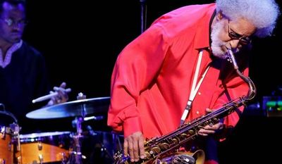 Tenor sax legend Sonny Rollins took home three honors from the Jazz Awards ceremony last week. (Associated Press)