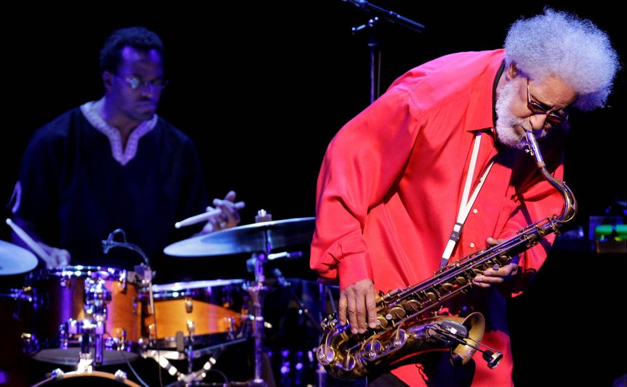 Tenor sax legend Sonny Rollins took home three honors from the Jazz Awards ceremony last week. (Associated Press)