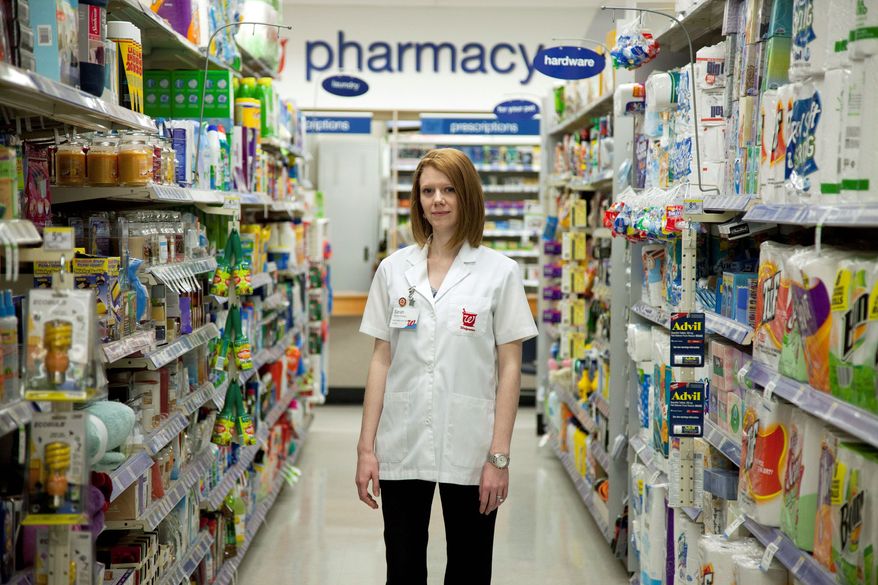 "I'm excited. It's such a new and novel thing for us," said Sarah Freedman, who manages a Walgreens in Washington, D.C., that is participating in the pilot program. At her pharmacy, the testing is done in a private room. They've also taken steps to make sure that a customer can very quietly request the test. (Associated Press)