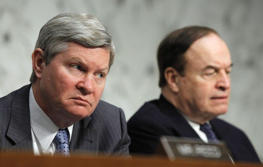"It is important to remember that military consumers differ from other consumers," Sen. Tim Johnson, South Dakota Democrat, said at Tuesday's hearing. (Associated Press)